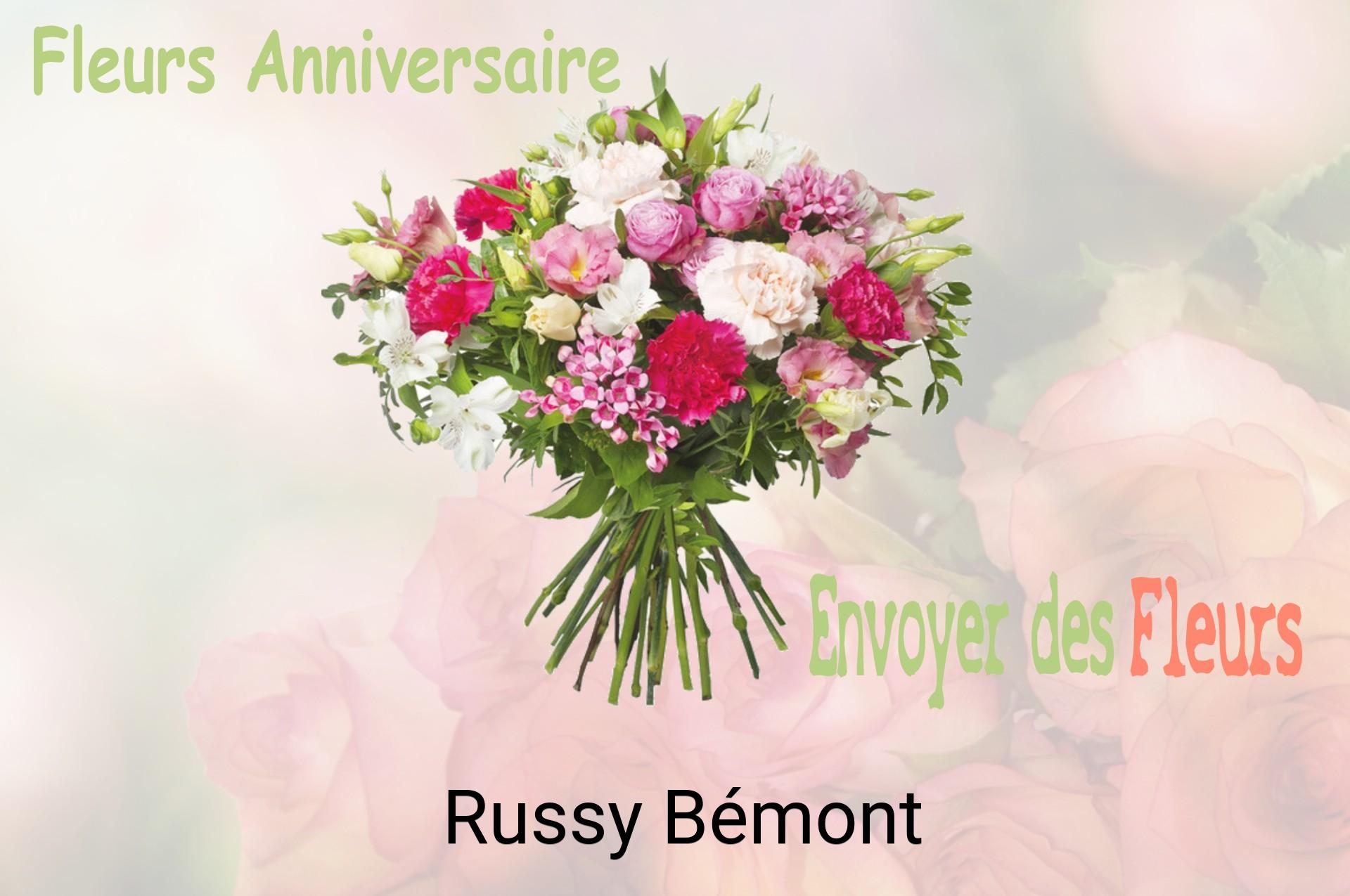 Bouquet de fleurs d’anniversaire livré à Russy-Bémont