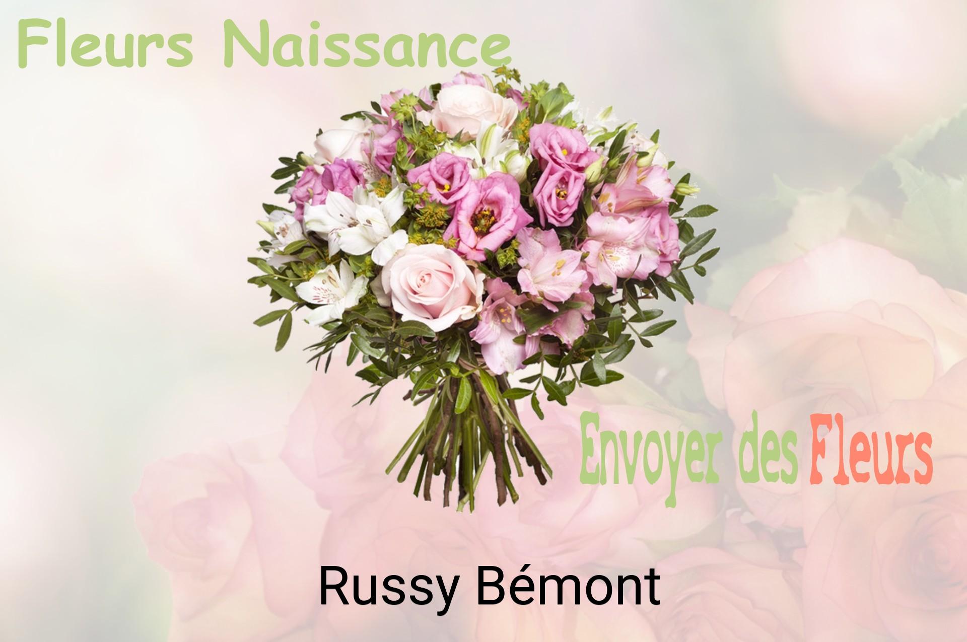 Bouquet de fleurs de naissance livré à Russy-Bémont